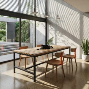 dębowy stół industrialny , stół industrialny , dębowy industrialny stół, stół z blatem dębowym , blat dębowy , stół 2m , stół 3 m , stół 200cm , stół 300cm, stół 400cm ,Rygiel