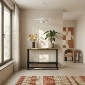 metalowa konsola, konsola do przedpokoju, konsola do wiatrołapu, meble dębowe, meble na zamówienie, szafka, półka, konsola w stylu loft, konsola z półką, konsola do salonu , konsola do jadalni , kedameble , Odolanów ,Ostrów Wielkopolski , Katowice , Kraków , Warszawa , Wrocław , Bydgoszcz