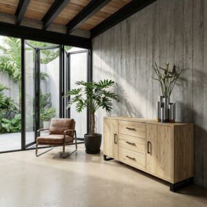 komoda, meble dębowe, meble do salonu, komoda do salonu, komoda debowa, komoda 160 cm, komoda 190 cm, komoda do salonu w stylu loft, komoda do przedpokoju