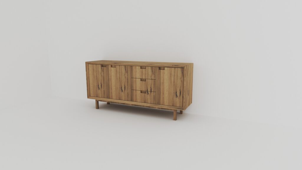 Komoda Rinnaa 190cm model 3d