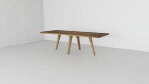 stół drewniany Laudeen model 3d