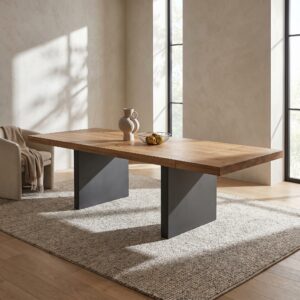 stół rozkładany loft , loftowy stół rozkładany, rozkładany stół dębowy , stół rozkładany , industrialny stół rozkładany